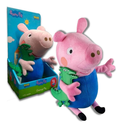 Imagem 1 de 6 de Pelúcia Peppa Pig 26 Cm - Figura George - Sunny Brinquedos
