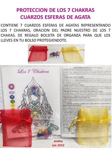 Cuarzos Agata Protección De Los 7 Chakras