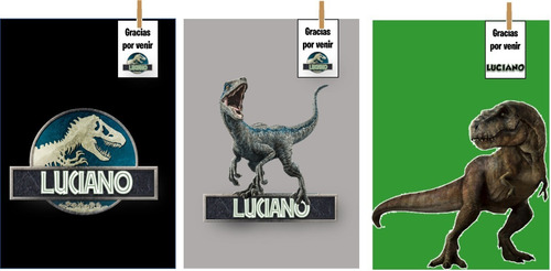 Bolsas Para Sorpresitas Personalizadas De Dinosaurios
