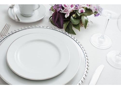 Conjunto Pratos Sobremesa 06 Itamaraty Prata Schmidt