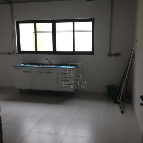 Galpão Para Alugar, 526 M² Por R$ 18.000/mês - Vila Valparaíso - Santo André/sp - Ga0662