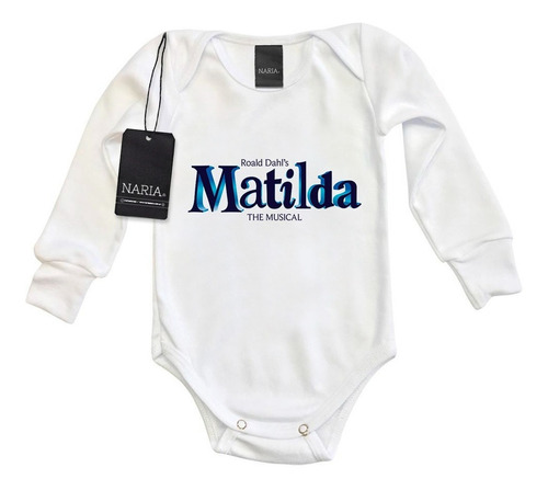 Body Bebe Manga Larga Matilda Diseño Art Logo - Psmat2