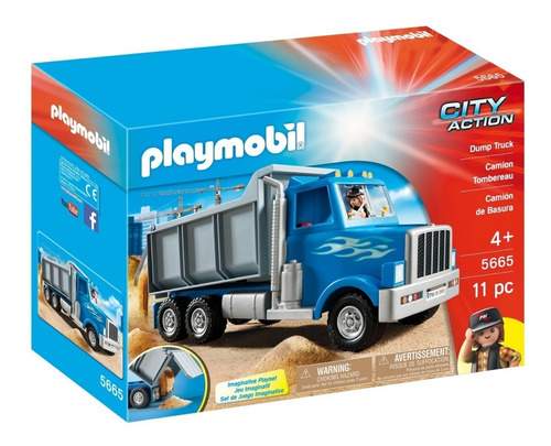 Playmobil City Action Caminhão De Entulho 5665