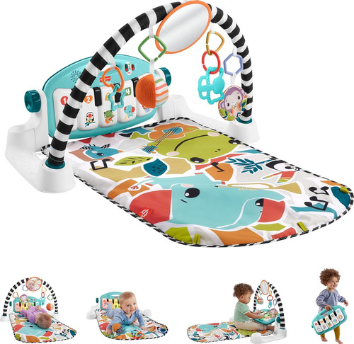 Fisher-price Baby Activity Mat Glow And Grow Kick & Play ...
