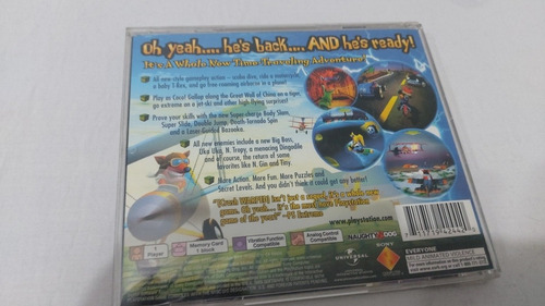 Crash Bandicoot 3 Warped 100% Original Americano Black Label