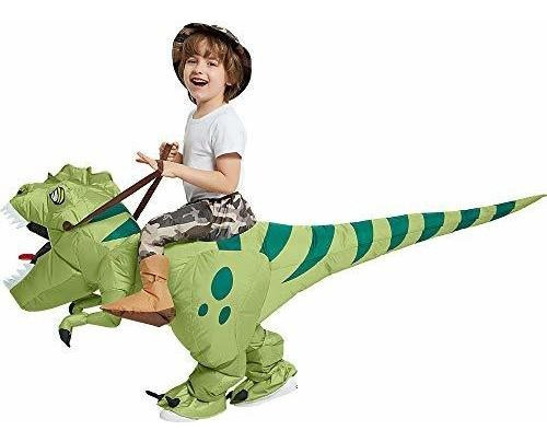 Disfraz De Dinosaurio Inflable One Casa Para Montar T Rex Ai
