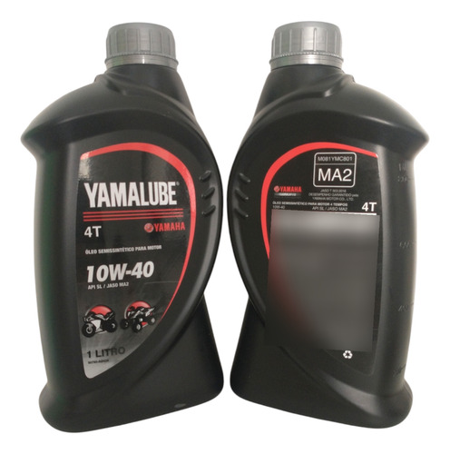 Óleo Yamalube 10w40 E Filtro Yamaha Ys 250 Fazer 2010 2011