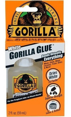 White Glue Gorilla Glue, 59 ml, color blanco