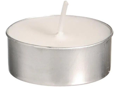 Jogo Com 12 Velas Tealight Pequena Redonda Branca Offwhite