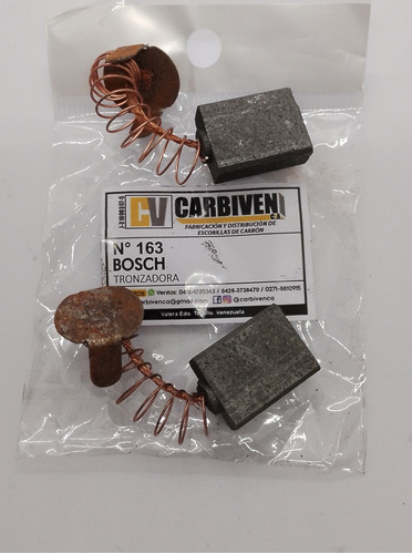 Carbon Para Esmeril Boch 7puLG X Par Nro163 Marca Carbiven