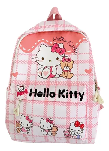 Mochila Importada Hello Kitty Y Kuromi Para Niñas