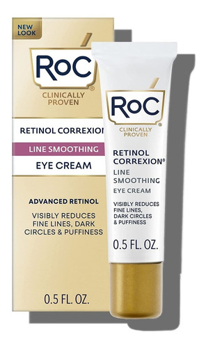 Roc Retinol Correxion Line Smooting Crema De Ojos Antiedad Momento de aplicación Día/Noche Tipo de piel Todo tipo de piel