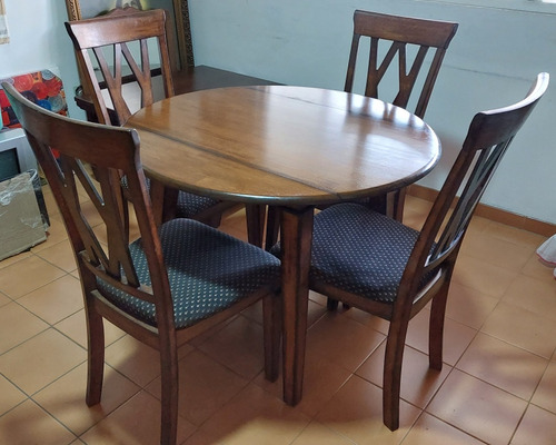 Juego Comedor Ashley 4 Puestos Madera 100% Impecable Usa 