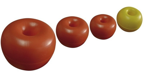 Imagen 1 de 1 de Boya Plástica 120 Mm Naranja Lenteja Para Pesca Natacion