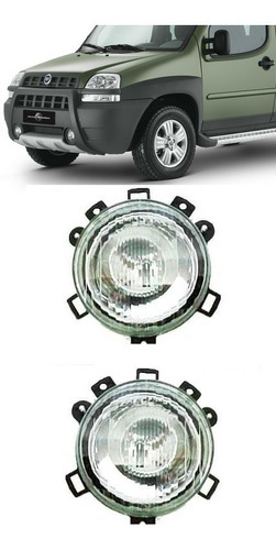 Farol Milha Doblo Adventure 2003 2004 2005 06 07 08 09 Par