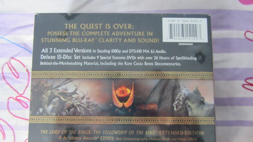 Imagen 6 de 7 de El Señor De Los Anillos Trilogía Versión Extendida Bluray