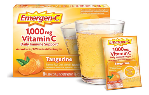 Vitamina C De 1000 Mg En Polvo. Emergen C. Mandarina