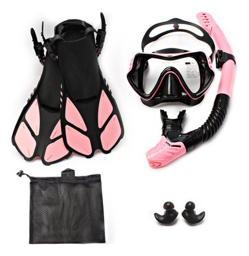 Kits De Buceo Aletas Para Snorkeling Goggles Esnórquel