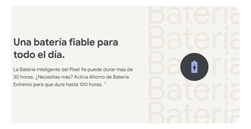 Google Pixel 9a 128gb Liberado 5g 48 Mpx Garantía 1 Año Modelo Global Lavanda (Usado)