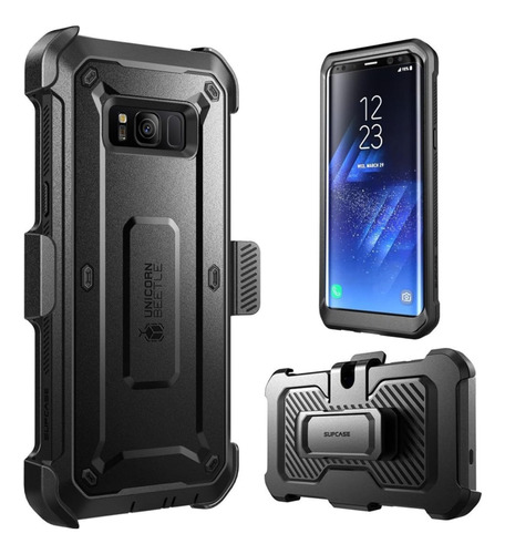 Case Galaxy S9 S8 Plus S8 Supcase C/ Clip C/ Mica Protectora