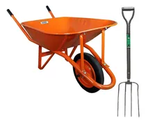 Comprar Carretilla Plana 60lts Rueda Maciza Hermasur® + Pala Regalo