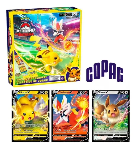 Jogo De Cartas Pokémon Tcg Box Academia De Batalha - Copag