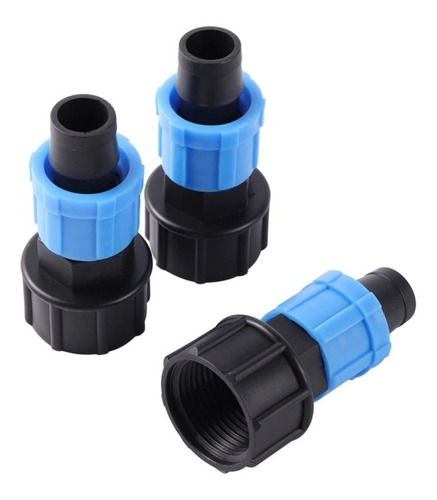 10 Adaptador Recto Hembra 1/2 Para Cinta De Goteo 5/8 (16mm)