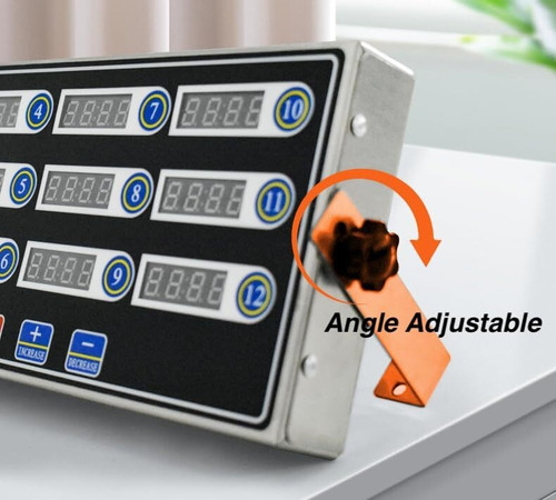 Temporizador Cocina Digital Led Con 12 Canales For Cocinar
