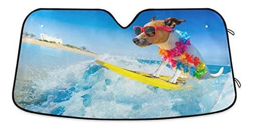 Parasol Carro, Kigai Jack Russell Dog Surf Car Parabrisas Pa