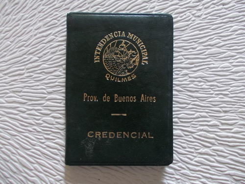 4338- Carnet Usado Fotografo Revista Sureña, Quilmes 1969