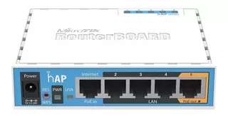 Access point indoor MikroTik RouterBOARD hAP ac lite RB952Ui-5ac2nD azul e branco 100V/240V
