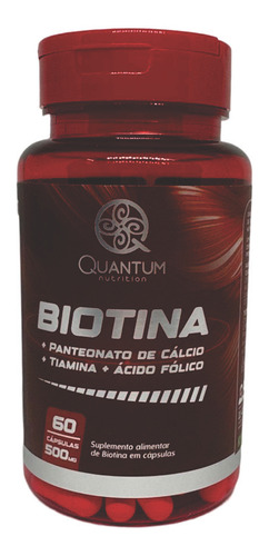 Biotina, cabelo, pele e unhas, nutrição quântica, sabor sem sabor