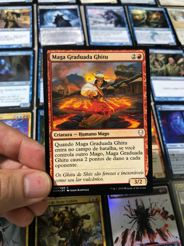 Deck Commander Magos Controle & Dano Magic The Gathering 12 12 Inglês E Português (Usado)