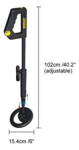 Allsun Detector De Metales De Playa Diy Mano Alta Sensibilid