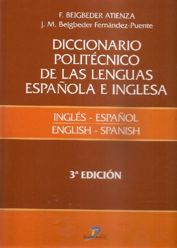 Libro Diccionario Politécnico De Las Lenguas Española E Ingl