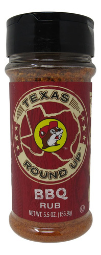 Buc-ee's Texas Round Up Bbq Rub, Sin Gluten, Una Botella Agi