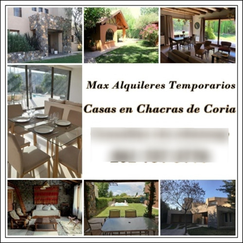 Casas Turísticas Chacras De Coria - Mendoza - Sin Comision