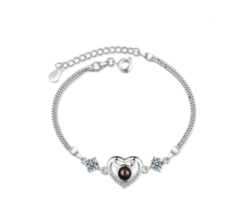 Imagen 2 de 7 de Collar Más Pulsera Te Amo En 100 Idiomas