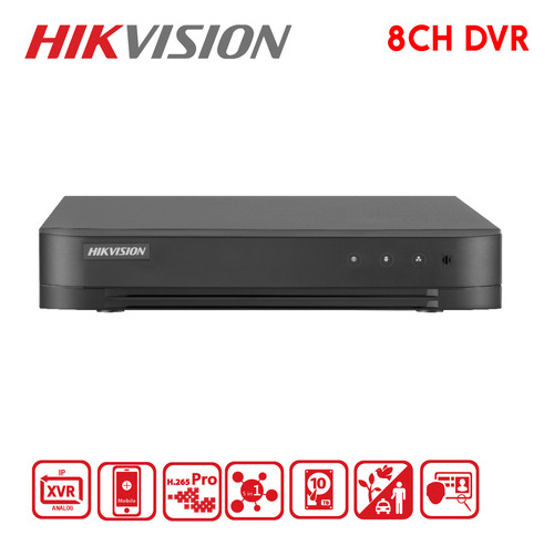 Dvr Hikvision 8 Ch Acusenseup 3k/5mp Ids-7208hqhi-m1/s Jwk