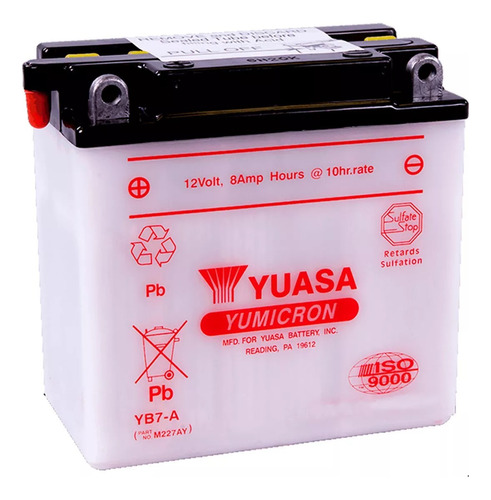 Batería Moto Yuasa Yb7a Suzuki Gn 125 