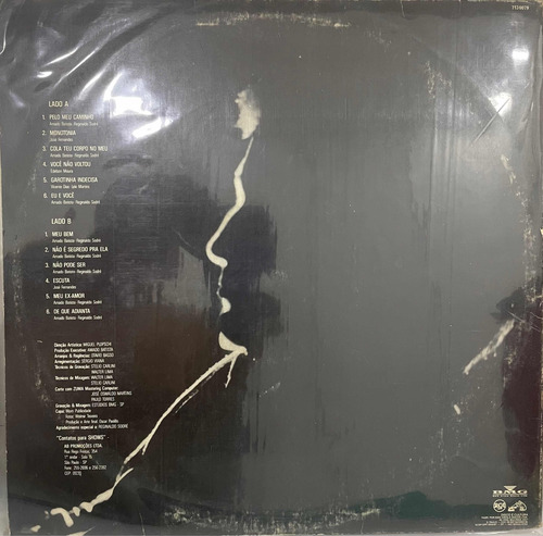 Lp Amado Batista - Escuta - Sem Uso - Mv (Usado)