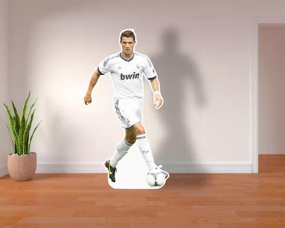 Cristiano Ronaldo Real Madrid Figura Tamaño Real Coroplast