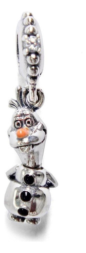 Berloque Charm Pingente Olaf - Frozen Em Prata 925