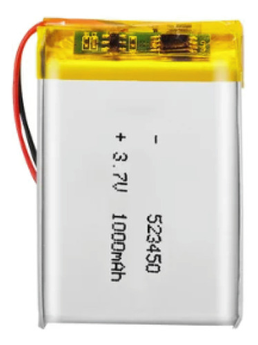 Bateria Recargable De Lipo 3.7v 1000mah (523450)