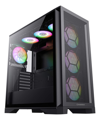 Gabinete Gamemax Full Tower Leader Preto 3-fan