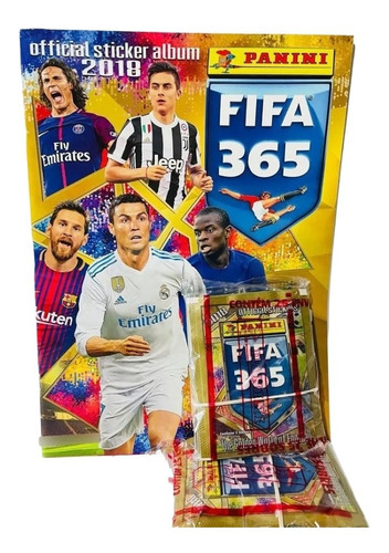 Álbum Fifa 365 2018 Original Panini + 50 Sobres 