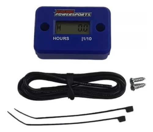 Reloj Cuenta Horas Racing Power Sport Motocross Cuatri Saiso Azul