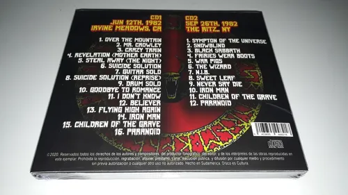 Ozzy Osbourne - Speak Evil Of Ozz (digipak) (2cd) Lacrado