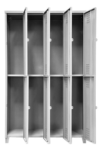 Roupeiro De Aço Locker 8 Portas Grande Vestuario Multiuso