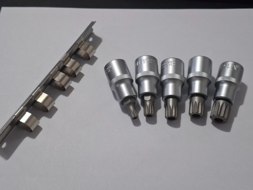 Jg Chave Soquete Multidentado 5pcs M8 M10 M12 M14 E M16